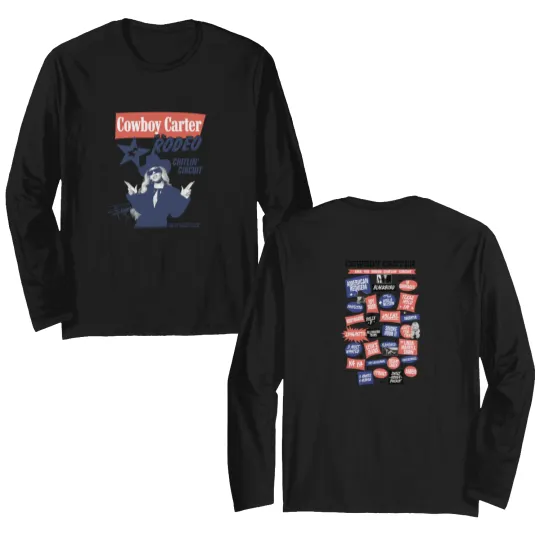 Discover Beyonce Cowboy Carter Double Sided Long Sleeves
