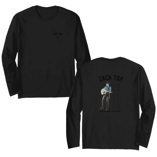 Discover Zach Top 2025 Natural Tour Double Sided Long Sleeves Double Sided Double Sided Long Sleeves All Size