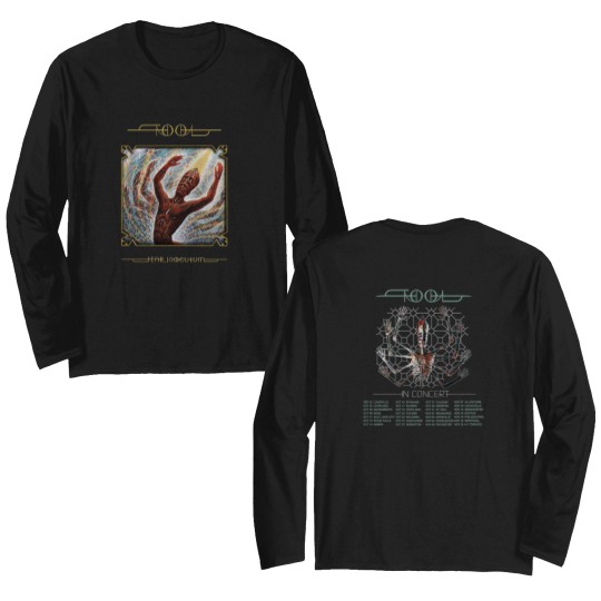Discover Tool In Concert Band 90s Vintage Rock Band Double Sided Long Sleeves, Tool In Concert Double Sided Long Sleeves
