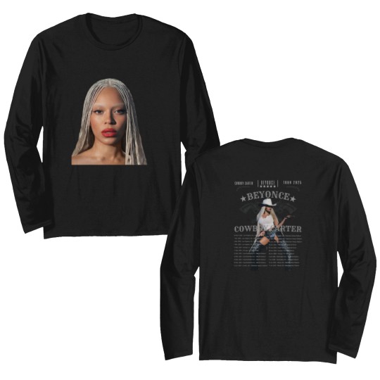 Discover Beyonce Cowboy Carter Tour Double Sided Long Sleeves