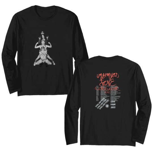Discover Red Hot Chili Peppers Unlimited Love World Tour 2022 Double Sided Long Sleeves, Red Hot Chili Pepper