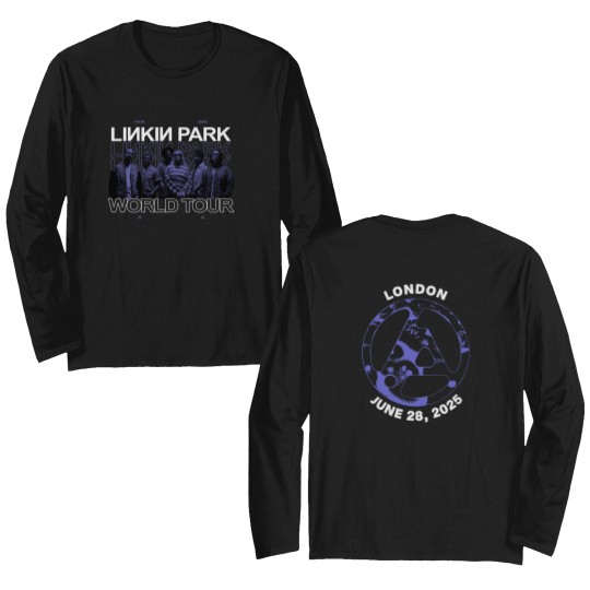 Discover Linkin Park From Zero Tour 2025 Double Sided Long Sleeves Wembley London UK June 28 Double Sided Long Sleeves
