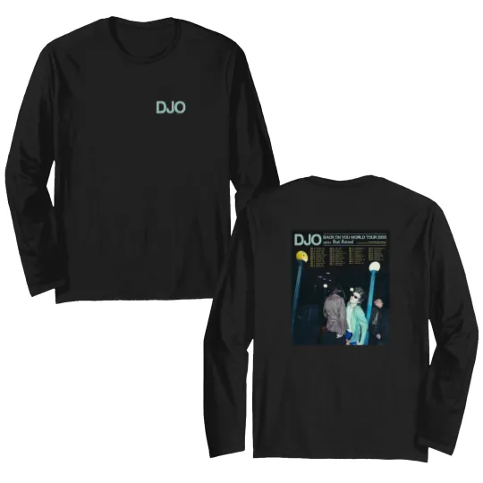 Discover Djo Back on You World Tour 2025 Double Sided Long Sleeves
