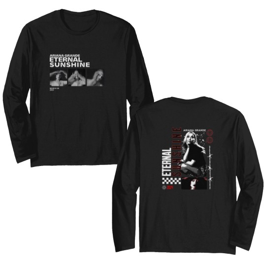 Discover Vintage Ariana Eternal Sunshine Double Sided Long Sleeves, Grande New Album Graphic Double Sided Long Sleeves, Double Sided Long Sleeves, Double Sided Long Sleeves, Vintage Graphic Tees for Men,Gift for man women