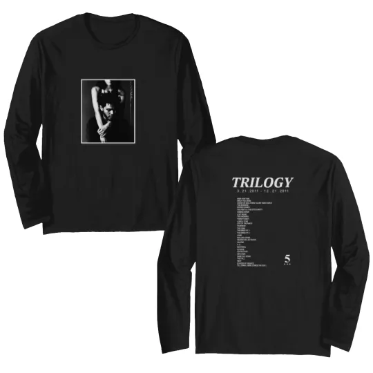 Discover Trilogy Album Double Sided Long Sleeves Weeknds