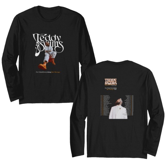Discover Teddy Swims Tour 2025 All Size Unisex Double Sided Long Sleeves Gift For Him, For Her