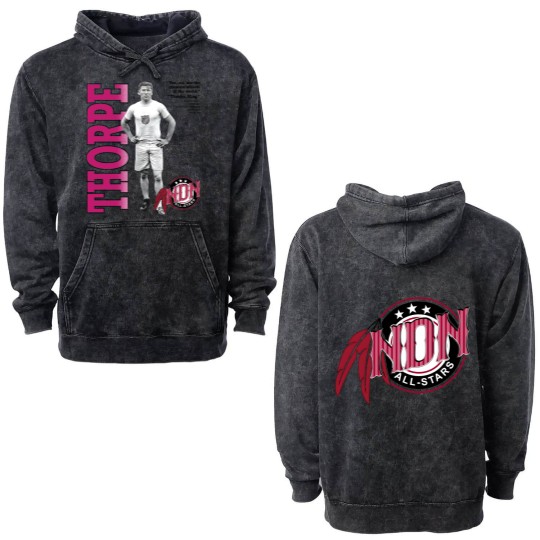 Discover Jim Thorpe Double Sided Mineral Wash Hoodies