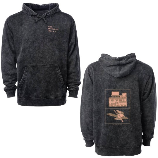Discover The Backseat Lovers Tour 2023 Double Sided Mineral Wash Hoodies, Vintage The Backseat Lovers Double Sided Mineral Wash Hoodies