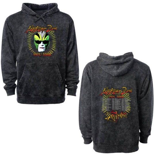 Discover 1994 Steve Miller Band The Joker Tour Concert Double Sided Mineral Wash Hoodies, Steve Miller Band Double Sided Mineral Wash Hoodies