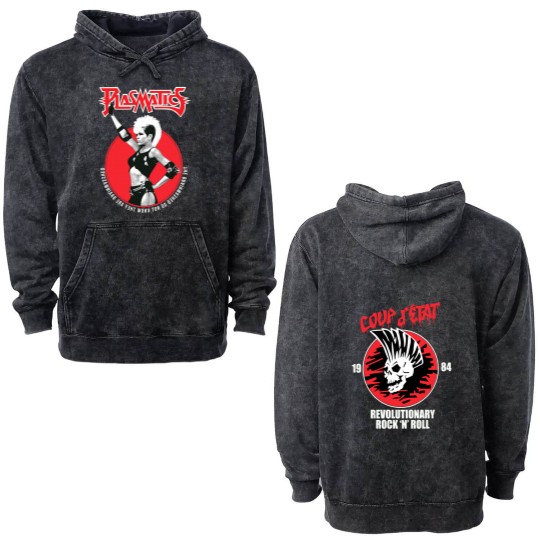 Discover Vtg Plasmatics Wendy O Williams Cotton S-5XL Unisex Black 2 Sided Double Sided Mineral Wash Hoodies