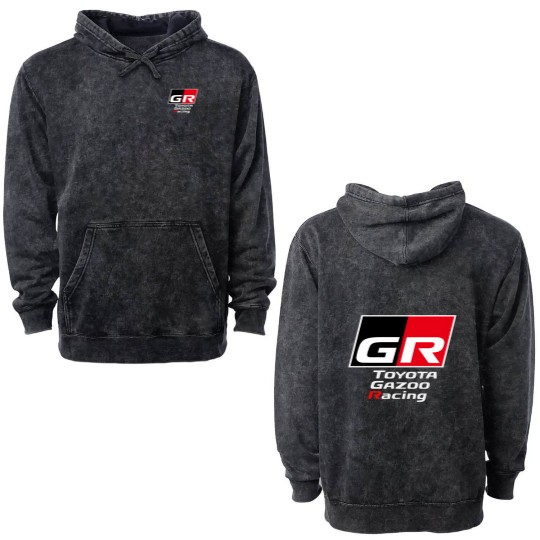 Discover GR Gazoo RacingGR Gazoo RacingGR Gazoo Racing Double Sided Mineral Wash Hoodies