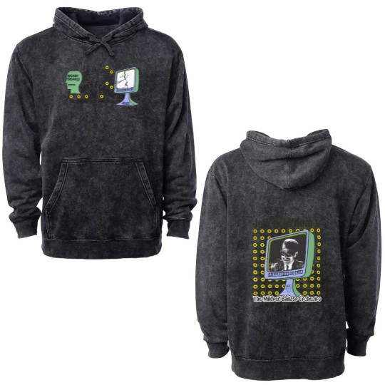 Discover Brain Dead X Jeff Goldblum The Mildred Snitzer Orchestra Double Sided Mineral Wash Hoodies
