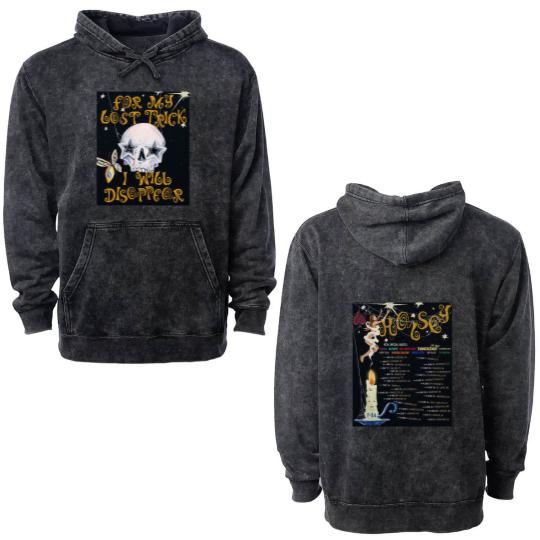Discover 2025 Halsey For My Last Trick The Tour Double Sided Mineral Wash Hoodies, Halsey 2025 Concert