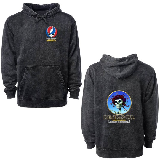 Discover Dead And Company Sphere Las Vegas 2025 Tour Unisex Double Sided Mineral Wash Hoodies