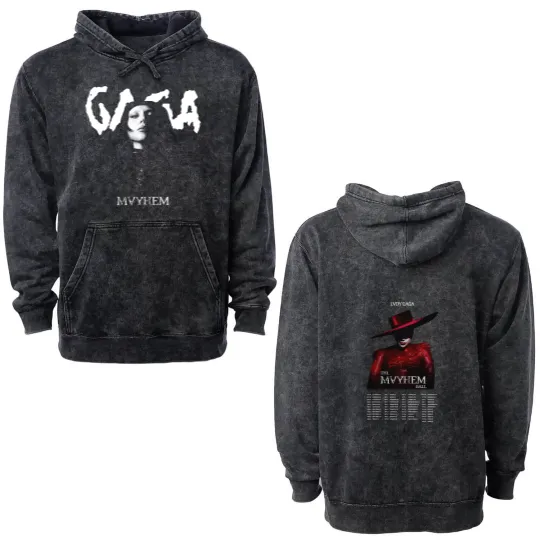 Discover Ld ga The Mayhem Ball Tour Double Sided Mineral Wash Hoodies, Ld ga Double Sided Mineral Wash Hoodies, The Mayhem Ball Tour Double Sided Mineral Wash Hoodies, Ld ga The Mayhem Ball Tour 2025, Ld ga Tour Merch