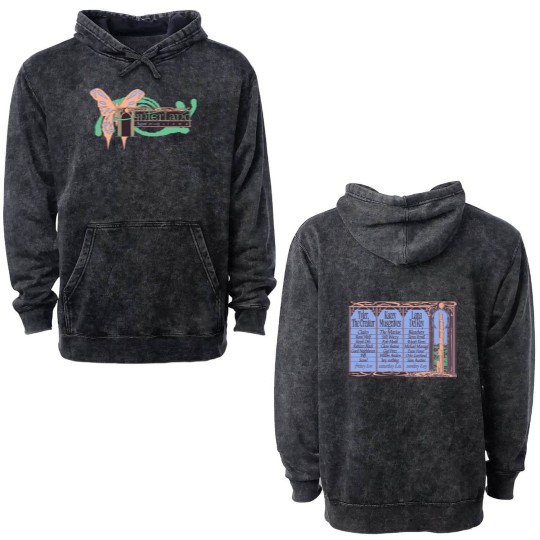 Discover Hinterland Music Festival 2025 Saint Charles Iowa Aug 1st 3rd Lineup Double Sided Mineral Wash Hoodies