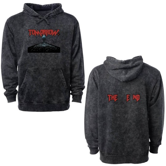 Discover Hurry Up Tomorrow Weeknds 2025 Double Sided Mineral Wash Hoodies, Album Double Sided Mineral Wash Hoodies Gift Double Sided Mineral Wash Hoodies