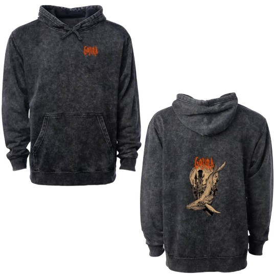 Discover Gojira From Mars To Sirius Flying Whales Double Sided Mineral Wash Hoodies For Fans