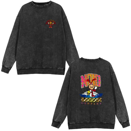 Discover Vintage Avoid the Noid Domino's Pizza Double Sided Mineral Wash Sweatshirts Size Medium 90s