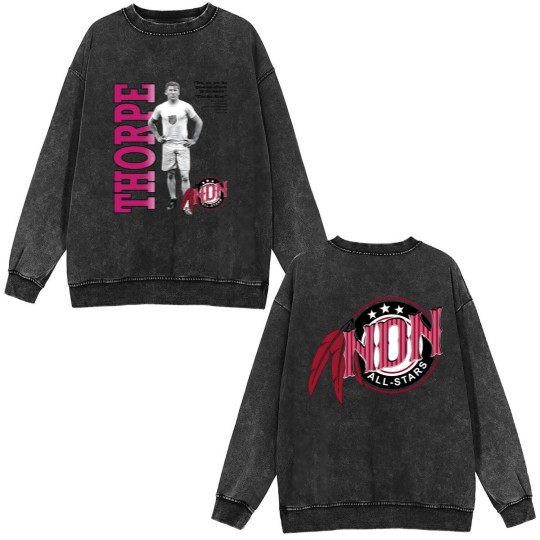 Discover Jim Thorpe Double Sided Mineral Wash Sweatshirts
