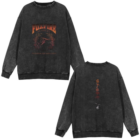 Discover Foxfire Academy Double Sided Mineral Wash Sweatshirts, Lost Cities Keeper Double Sided Mineral Wash Sweatshirts, Keeper Of The Lost Cities Symbols Double Sided Mineral Wash Sweatshirts