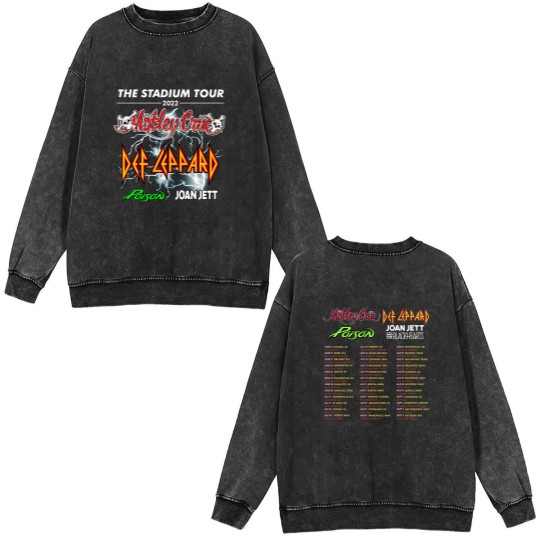 Discover The Stadium Tour 2022 Double Sided Mineral Wash Sweatshirts