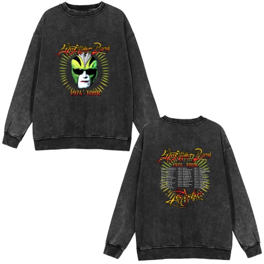 Discover 1994 Steve Miller Band The Joker Tour Concert Double Sided Mineral Wash Sweatshirts, Steve Miller Band Double Sided Mineral Wash Sweatshirts