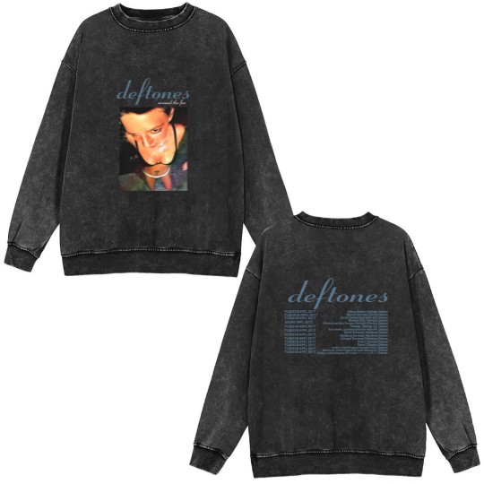 Discover Deftone Around The Fur Double Sided Mineral Wash Sweatshirts - Deftone Double Sided Mineral Wash Sweatshirts - Band Double Sided Mineral Wash Sweatshirts