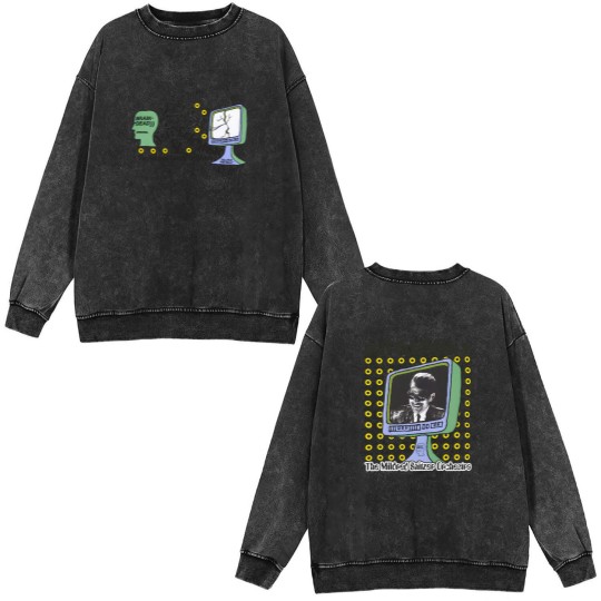 Discover Brain Dead X Jeff Goldblum The Mildred Snitzer Orchestra Double Sided Mineral Wash Sweatshirts