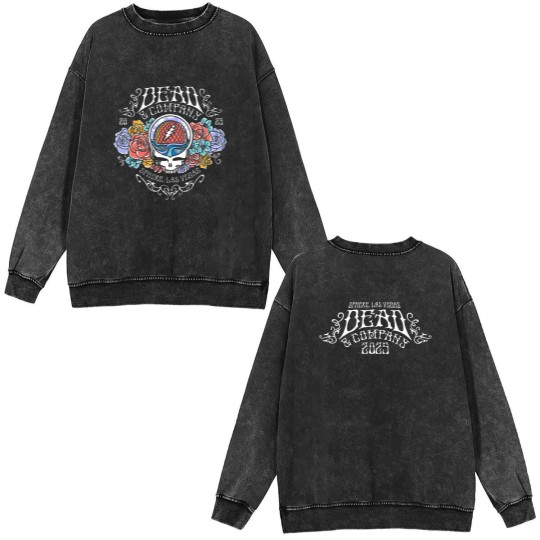 Discover Dead And Company Sphere Las Vegas 2025 Tour Double Sided Mineral Wash Sweatshirts
