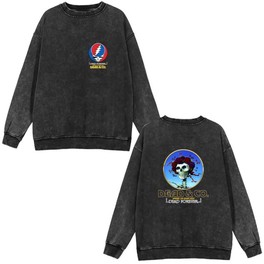Discover Dead And Company Sphere Las Vegas 2025 Tour Unisex Double Sided Mineral Wash Sweatshirts