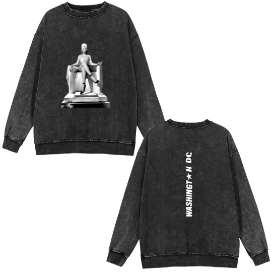 Discover Beyonce Washington DC  Cowboy Carter Tour 2025 Double Sided Mineral Wash Sweatshirts
