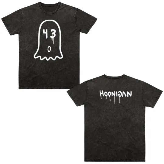 Discover Ken Block Big Ghost 43 Double Sided Mineral Wash T Shirts, Hoonigan Ken Block Double Sided Mineral Wash T Shirts