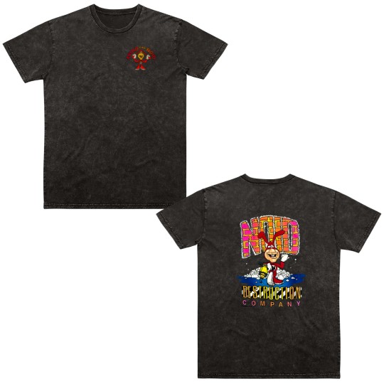 Discover Vintage Avoid the Noid Domino's Pizza Double Sided Mineral Wash T Shirts Size Medium 90s