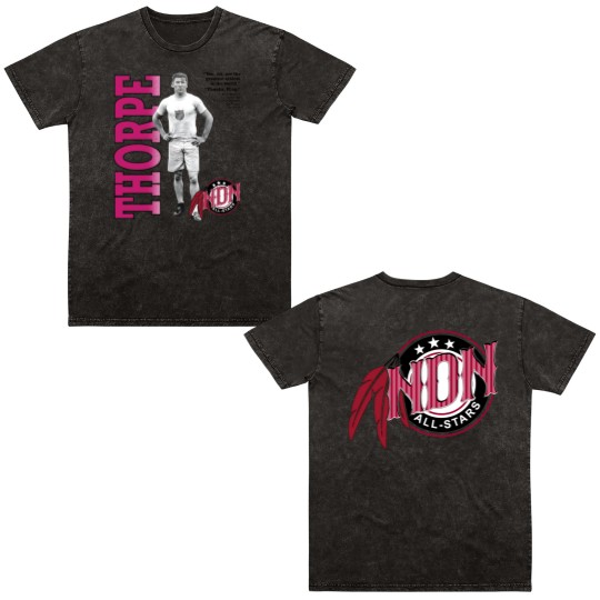 Discover Jim Thorpe Double Sided Mineral Wash T Shirts