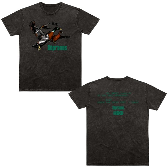 Discover Ducks The Sopranos Double Sided Mineral Wash T Shirts, The Sopranos Double Sided Mineral Wash T Shirts, Dr. Melfi Do You Feel Depressed Double Sided Mineral Wash T Shirts