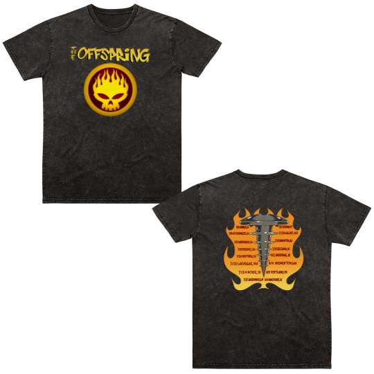 Discover The Offspring conspiracy of one tour 1999 vintage Classic Double Sided Mineral Wash T Shirts