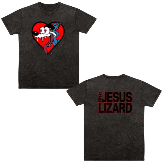 Discover Jesus Lizards Fall Winter Tour 1994 Double Sided Mineral Wash T Shirts