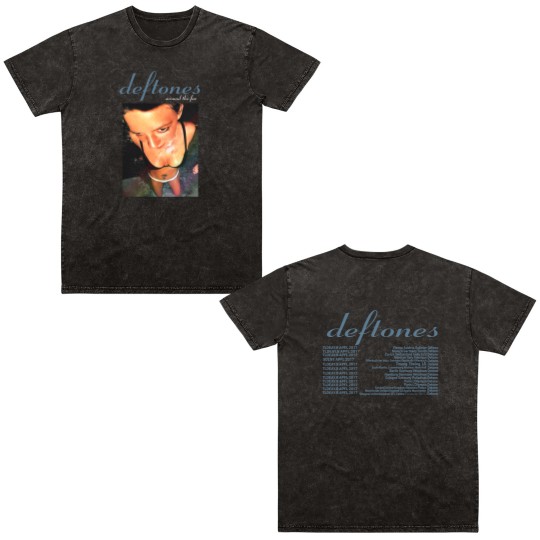 Discover Deftone Around The Fur Double Sided Mineral Wash T Shirts - Deftone Double Sided Mineral Wash T Shirts - Band Double Sided Mineral Wash T Shirts