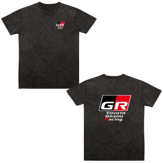 Discover GR Gazoo RacingGR Gazoo RacingGR Gazoo Racing Double Sided Mineral Wash T Shirts