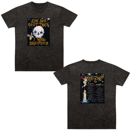 Discover 2025 Halsey For My Last Trick The Tour Double Sided Mineral Wash T Shirts, Halsey 2025 Concert