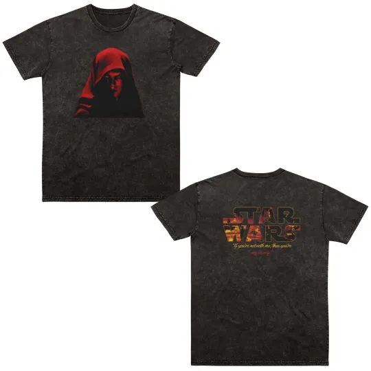 Discover Vintage Anakin Revenge of the Sith Double Sided Mineral Wash T Shirts Anakin Skywalker Double Sided Mineral Wash T Shirts
