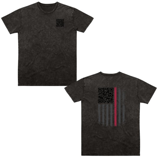 Discover Trump Dance QR Code Double Sided Mineral Wash T Shirts | Scan and Enjoy