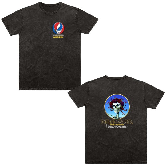 Discover Dead And Company Sphere Las Vegas 2025 Tour Unisex Double Sided Mineral Wash T Shirts