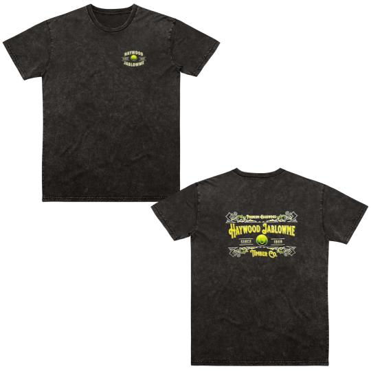 Discover Haywood Jablowme Timber Co Double Sided Mineral Wash T Shirts, Funny Hardwood Double Sided Mineral Wash T Shirts