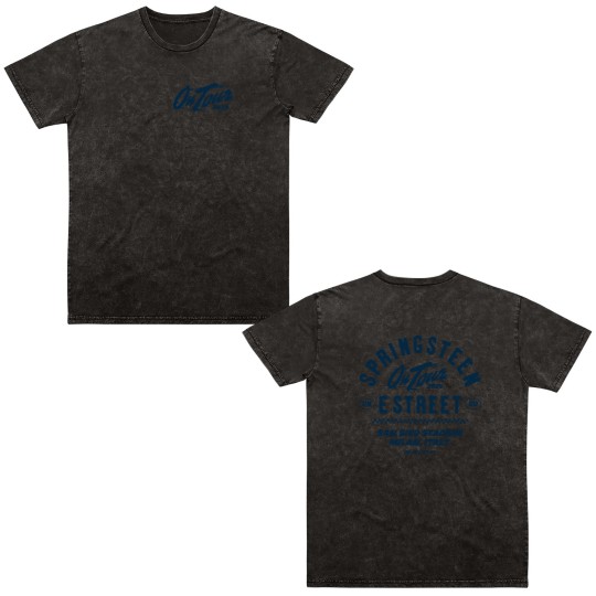 Discover Bruce Springsteen Milan 2025 Tour Double Sided Mineral Wash T Shirts – San Siro Stadium Two-Sided Double Sided Mineral Wash T Shirts