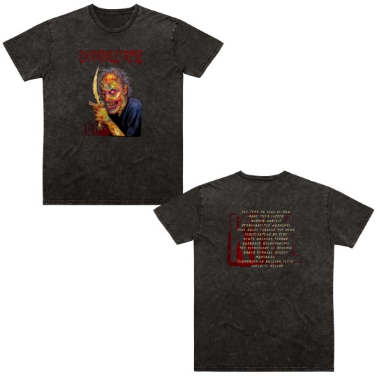Discover Cannibal Corpse- KILL Double Sided Mineral Wash T Shirts