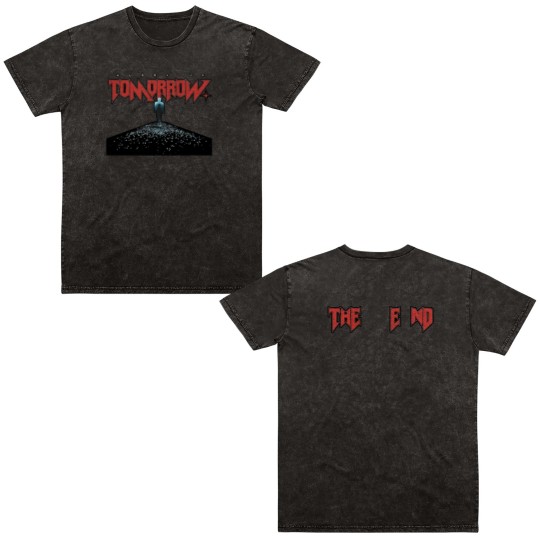 Discover Hurry Up Tomorrow Weeknds 2025 Double Sided Mineral Wash T Shirts, Album Double Sided Mineral Wash T Shirts Gift Double Sided Mineral Wash T Shirts