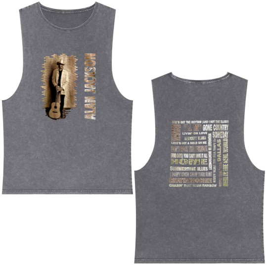 Discover Alan Jackson Double Sided Mineral Wash Tank Tops