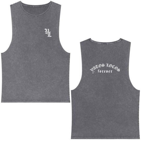 Discover Shockstar "VATOS LOCOS Forever" Blood in Blood Out chicano vl Double Sided Mineral Wash Tank Tops